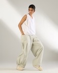 Side Pocket Pleat Pants