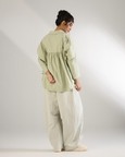 Front Pleat Buckle Pants