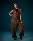 Side Pleat Panel Pants