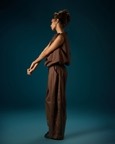Side Pleat Panel Pants
