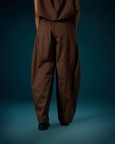 Side Pleat Panel Pants