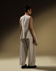 Hem Pocket Mid-Rise Pants