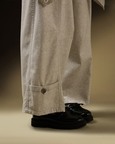 Hem Pocket Mid-Rise Pants