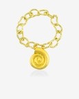 Coral Shell Link Bracelet