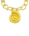 Coral Shell Link Bracelet