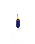 Lapis and garnet Dagger 92.5 Sterling Silver Charm