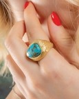 Turquoise Tide Ring