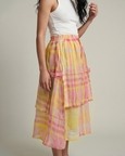 Second Thought Midi Skirt Yellow