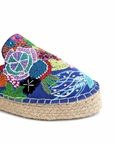 Fiji Espadrilles Haut Fabric Lined Platform