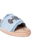 Lobster Denim Sandals Flat