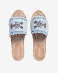 Lobster Denim Sandals Flat
