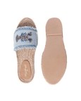 Lobster Denim Sandals Flat