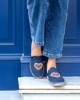 Heartbeat Espadrilles Dark Denim Flat