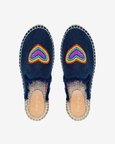 Heartbeat Espadrilles Dark Denim Platform
