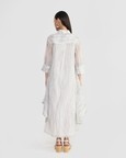 Halo Sheer Shirt Dress