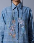 Sad Boyfriend Hand Embroidered Shirt