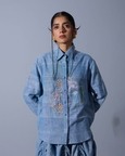 Sad Boyfriend Hand Embroidered Shirt