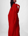 Hybrid Sari-pants (Iconic Red)
