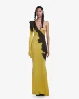 One-Shoulder Tie-Dye Dress