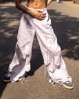 Panel Fringed Trousers