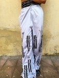 Tie-up Fringed Trousers