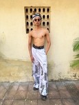 Tie-up Fringed Trousers