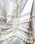 Ornament Patchwork Jacket & Drape Tassel Trouser Set