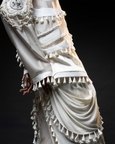 Ornament Patchwork Jacket & Drape Tassel Trouser Set