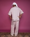 Cut Out Ribbed Trousers
