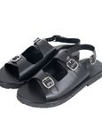 Classic Two Strap Leather Sandals