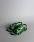 Classic Two Strap Leather Sandals