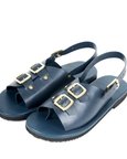 Envelope Cork Sandals Double Buckle