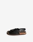 Envelope Cork Sandals Single Buckle