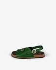 Envelope Cork Sandals Single Buckle
