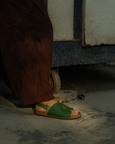 Envelope Cork Sandals Single Buckle