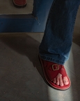 Envelope Welt Sandals Single Buckle