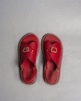 Envelope Welt Sandals Single Buckle