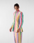 Leher Blazer & Trousers Co-Ord