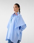 Azure Layered Poplin Shirt