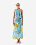 White Rose One Shoulder Dress