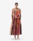 Pink Barcode Off Shoulder Set