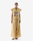 Gold Garden Rose Vest Set