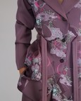 Mauve Map Coat Set
