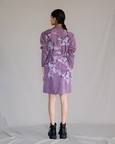 Mauve Map Coat Dress