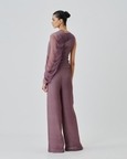 Mauve Ruched Top