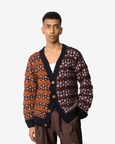 Jacquard Jigsaw Cardigan