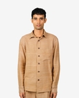 Beige Textured Shirt