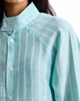 Cumulus Silk Stripe Shirt