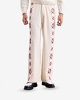 Hamsa Argyle Beading Jeans