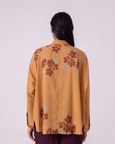Taro Floral Hand Printed Top